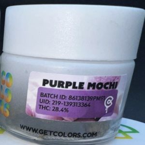 Colors Extracts Flower Purple Mochi